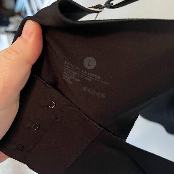 Second Skin Black Bra Scalloped Size Large NWT Wireless Lightly Padded - Picture 6 of 6